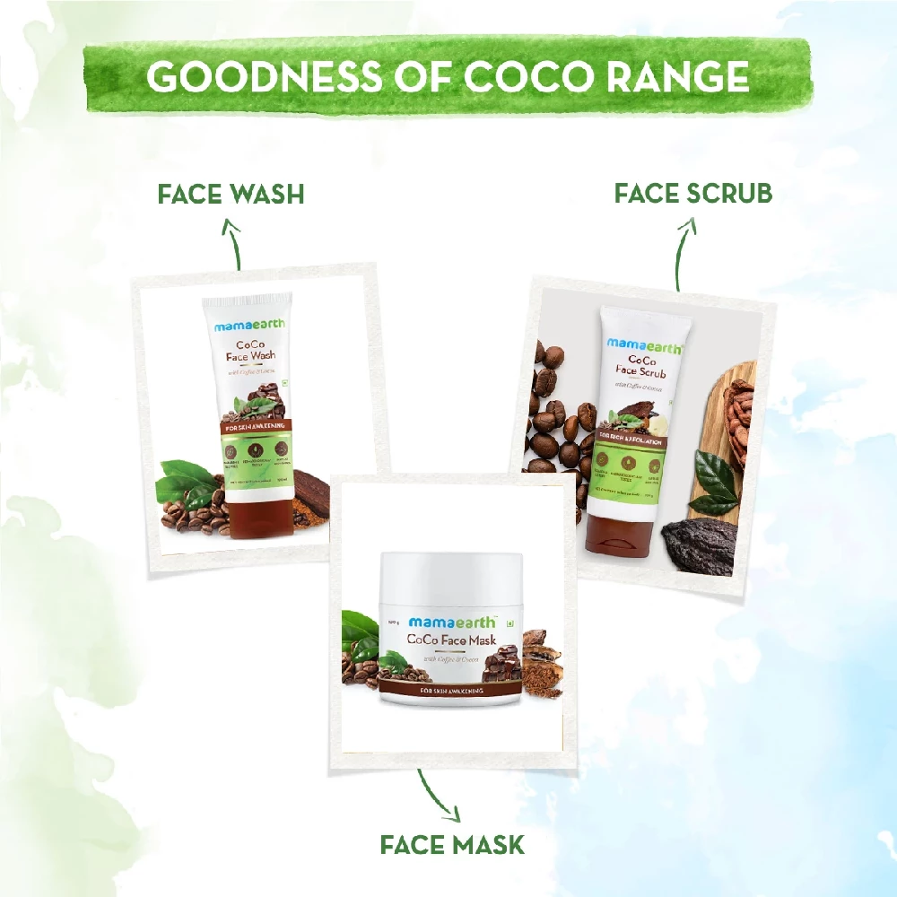 CoCo Face Mask with Coffee and Cocoa for Skin Awakening, 100g-6.webp